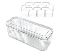 Genérico Nail Storage, Clear Jewelry Box, Nail Bracelet Holder, Cosmetic Divider Container, 15 Grid Compartment Design for Home, Bathroom, Bedroom, Vanity, Teen Room, Beauty Salon, School