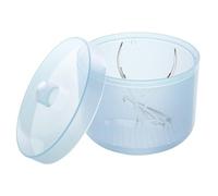 Genérico Nail Tool Sterilizer, Clippers Cleaning Container, 3.5x2.64in High Temperature Resistant Build, Compact Hygienic Storage, Portable Beauty Tools for Manicure, Pedicure, Home