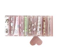 Genérico Nail Transfer Foil Storage Box - Manicure Organizer Case for Supplies | Transparent Acrylic Compartment Design with Multi Slot Layout, Dust Protection Holder for Salon and DIY Use