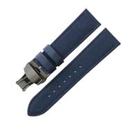 Genérico NASUNJIA Correa De Nailon Compatible Con Citizen Eco-Drive BM8475, Compatible Con Tissot, Correa De Piel Auténtica De 18, 19, 20, 22 Y 24 Mm.(Blue-Black-B1,18mm)