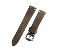 Genérico NASUNJIA Correa De Reloj Vintage 18 Mm, 20, 21, 22 Y 24 Con Costuras Piel Vaca Aceite Caballo Loco(DeepBrown,20mm)