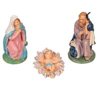 Generico Natividad 3 Figuras Serie 13 cm en PVC