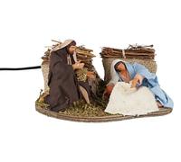 Generico Natividad Que Juega con el niño Jesús Serie 12 cm en Movimiento