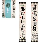 Genérico Nativity Scene Banner - 71 Inch Polyester Display | Christmas Outdoor Indoor Decor | Weather Proof Holiday Home Banner