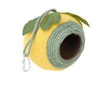 Genérico Natural Coçonut Bird House - Hand Woven Hut Nest For Parrots Sparrows | Organic Coçonut Shell Bird House | For Swallow Conures Garden Hanging Decor Birds Lover Gift