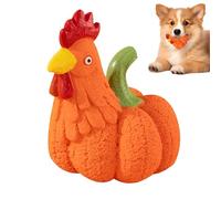Generico Natural Latex Safe Interactive Chewers Chew Dog Toys - Dog Chew Toy for Pet Puppy Indoor Outdoor Playing Home Livingroom, Flexible Rubber Squeaker Toy for Aggressive Chewers Puppy Teething R