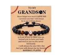 Genérico Natural Regalo Joyería para la pulsera deportiva de un nieto como regalo de cumpleaños Hombres Pulsera Pulsera Ancho Joyería, talla única, other, No es una piedra preciosa