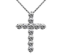 Generico Natural Stone Pendants | Blessing Shiny Religious Crystal Charm - for Necklace Chain Earrings Women Wife Girlfriend Mother Men Couples, Copper plated with platinum