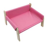 Generico Natural Wood Cat, Stable Dog Beds, Sofas, Removable Sofa Cover, Comfortable Pet Chairs, Puppy Cat Furniture, Stylish Pet Beds, Dog Sofa, Modern Pet Seating for Indoors