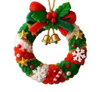 Genérico Navideños De Crochet | Árboles De Navidad De Ganchillo Manual - Decoraciones Colgantes Artesanales y Decorativas para Principiantes