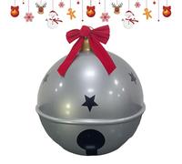Genérico navideños inflables: Globos Gigantes, Paquete de Dos esferas Grandes para exhibición Exterior, Bola Decorativa con Integrado, decoración de Temporada, Acento Festivo para Patio, Patio y j