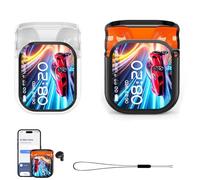 Genérico NE20 Earbuds AI Translation Earbuds Real Time, NE20 Translation, with 140 Language AI Translator Real Time, LCD Touch Screen Sport Wireless Headphones, IPX6 Waterproof (Black+White)