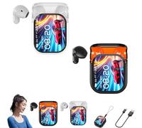 Genérico Ne20 Earbuds, Ne20 Translation Earbuds 140 Language, Ai Translation Earbud Real Time, 48 Hours Battery, LCD Touchscreen Noise Headphones, for Travel, Business, Learning (2Pcs*Mix)