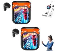 Genérico Ne20 Earbuds, Ne20 Translation Earbuds 140 Language, Ai Translation Earbud Real Time, Bluetooth 6.0 Earphone, LCD Touch Screen, Intelligent Noise Reduction, for Travel and Business (Black*2)