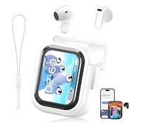 Genérico NE20 Earbuds, NE20 Translation Earbuds with 140 Language Ai Translator Real Time,Translation Headphones 2025, Intelligent Noise Reduction, Waterproof (White)