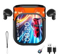 Genérico Ne20 Earbuds, NE20 Wireless Headphones, Bluetooth V6.0 Earphones AI Translator Ear Buds, LCD Touch Screen, IPX6 Waterproof, 48 Hours Battery, for Travel Business (Black)