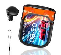 Genérico NE20 Earbuds, NE20 Wireless Headphones with 140-Language AI Translator Real Time, Bluetooth 6.0, LCD Touch Screen, IPX6 Water-Resistant, 48H Battery for Travel Business Learning (Black)