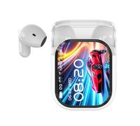 Genérico Ne20 Earbuds,with 140 Language Ai Translation Earbud Real Time, 48 Hours Battery, Bluetooth 6.0 Earphone, LCD Touch Screen, IPX6 Waterproof for Travel Business, Learning (White)