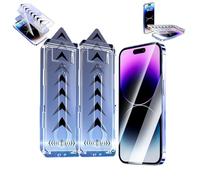 Genérico Nearly as Invisible Screen Protector, Invisible Screen Protector -Fingerprint-Proof Dust Free without Bubbles, Durable Screens Armor for iPhone 16/15/14/13/12 Pro Max (Hd,for iPhone 16)