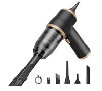 Genérico NeatMate Mini Vacuum, 3-in-1 Mini Car Vacuum, Rechargeable 15000Pa Powerful Handheld Vacuums Cleaner, 120W Motor, Multifunctional Portable, for Car, Sofa, Office, Pet, Home (Black)