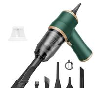 Genérico Neatmate Mini Vacuum, 3 in 1 Vacuum Cleaner Portable Mini Home and Car, 15000Pa Powerful Handheld Vacuum Cleaner, Multifunctional Portable for Car, Sofa, Office, Pet, Home (Green)