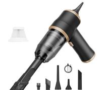 Genérico Neatmate Mini Vacuum, 3 in 1 Vacuum Cleaner Portable Mini Home and Car, 15000Pa Powerful Handheld Vacuum Cleaner, Multifunctional Portable for Car, Sofa, Office, Pet, Home (Black)