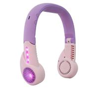 Genérico Neck Fan Rechargeable Quiet Foldable Personal Around The Neck Fan