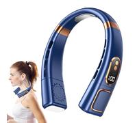 Genérico Neck Fan Rechargeable, USB Air Blower, Wearable Hands- Fan with 5 Speed Settings for Beach, Construction, Outdoor Walking, Hiking, Car, Festivals, Sports, 7.8x2.13x7.24 inches
