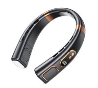 Genérico Neck Fan, Wearable Blowing Device, USB Rechargeable Gear, 5 Speed Settings, Flexible Fit Design, Quiet Motor System, Hands- Use, Long Runtime, Lightweight Build, Perfect for Beach, Hiking