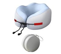 Genérico Neck Pillow Airplane, Ergonomic Travel Pillows with Memory Foam, Head Neck Support Cushion for Sleeping Napping, Ideal for Adults and Kids on Long Flights, Train Rides, Car, Home, or Work