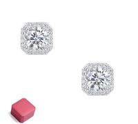 Genérico Necklaces for Women, Women'S Necklace, Ring, and Earring Three-Piece Set, Zircon, Suitable for Everyday, Dances, and Dates Use or Gifts (for Earrings)