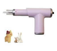Genérico Needle Felting Machine Handheld, Electric Wool Felting Tool with Built in Speed Regulator, 9000mAh Battery, Craft Wool Felt DIY Stitch, for DIY Craft Make Felt Animals