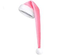 Genérico negro para niños, sombreros Xmas Velvet Christmas Hats for Adults Keep Warm Winter Christmas Disfraz Hombre Fieltro Negro (RD2, One Size)