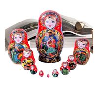 Genérico Nesting Dolls for Kids Wooden Traditional Stackable