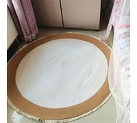 Genérico Nestoly Cotton Rope Area Rug for Cats, Premium Cotton Rope Area Rug for Cats, Washable Round Vintage Reversible Woven Tassel Rugs,Easy to Clean (White,60cm)