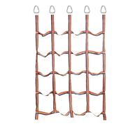 Genérico Neta De Carga De Escalada - Juguetes De Cinta De Al Aire Libre | Cubrimiento De La Red del Marco Net Webbing | Obstáculo De Cuerda De Carga, 57x72.8 Pulgadas De Alta Resistencia con Anillos