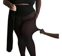 Genérico New Compression Band & One Seam Option the Original Magic Fleece Lined Leggings, magic legging for women (Deep,12XL)