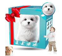 Genérico New Robot Dog, Ai Robotic Dog, My Realistic Robot Puppy That Acts Like a Real Puppy,for Adults,Walking, Barking, Tail Wagging, for Pet (A4)