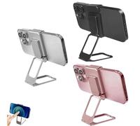 Genérico New Upgraded Back Clip Type 360 Folding Bracket,Adjustable Height and Angle, for Various of Smartphones (3pc)