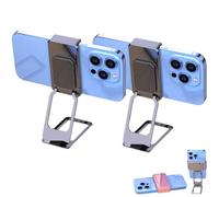 Genérico New Upgraded Back Clip Type 360° Folding Bracket, Keepholdon Fully Adjustable Foldable Desktop Phone Holder Cradle Dock (Style-B(2 PCS))