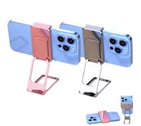 Genérico New Upgraded Back Clip Type 360° Folding Bracket, Keepholdon Fully Adjustable Foldable Desktop Phone Holder Cradle Dock (Style-A+C(2 PCS))