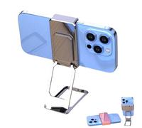 Genérico New Upgraded Back Clip Type 360° Folding Bracket, Keepholdon Fully Adjustable Foldable Desktop Phone Holder Cradle Dock (Style-C(1 PCS))