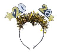 Genérico New Years Headbands For Women, Holiday Headwear Decoration, Eye-Catching Soft Headwear For Couple Family Women Adult Kids Indoor Outdoor Parties Holiday Celebration