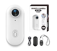 Genérico Nexo25 Camera, 2025 New Upgraded Motiontrail Camera, Wearable Mini Action Camera, 360° Rotation, for Sports, Cycling, Diving, Outdoor Exploration (White,1080p)