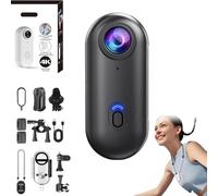 Genérico Nexo25 Camera, Motiontrail Body Camera, Thumb Cameras, 120° Wide Angle, Waterproof Wearable Action CAM with Magnetic Clip for Travel, Outdoor Sports (Black*Advanced,4K)