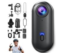 Genérico Nexo25 Camera, Motiontrail Camera, 1080P/4K Waterproof Wearable Action CAM, IPX7 Waterproof, 120° Ultra Wide Angle, for Sports, Cycling, Diving, Outdoor Exploration (Black,1080P)