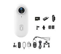 Genérico Nexo25 Camera, New 2025 Upgraded Nexo25 Camera, Waterproof Case, Magnetic Clip, 360° Rotation, for Diving Travel Adventure (White,4K)