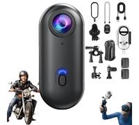 Genérico Nexo25 Camera, Nexo25 Black Camera, Thumb Sized, Magnetic Mounting and 360° Adjustability, 1080P/4K Waterproof Wearable Action CAM with Magnetic Clip for Travel (1080P-BLACK,NO SD)