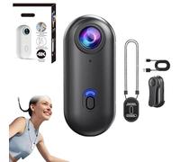 Genérico Nexo25 Camera, Nexo25 Black, Gosnap 1080p/4k Thumb Action Camera, 120° Wide Angle Waterproof Wearable Action CAM with Magnetic Clip for Travel, Diving, Outdoor Sports (Black-Standard,1080)