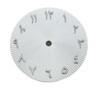Genérico NH35 28,5mm Esfera Luminosa Verde Compatible con NH35/NH36 Accesorios de modificación Reloj Movimiento(White 2)